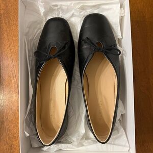 Maguire Prato Black Leather Ballet Flats Women's 7.5US / 38EU